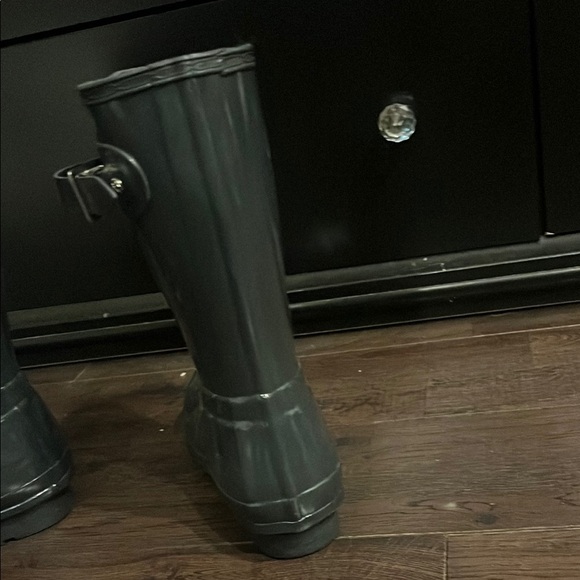 Hunter Gray Rain Boots - Picture 4 of 4